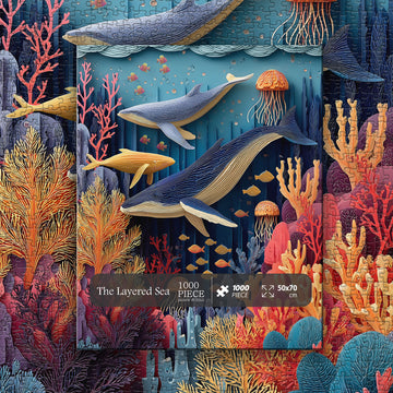 The Layered Sea Jigsaw Puzzle 1000 Pieces
